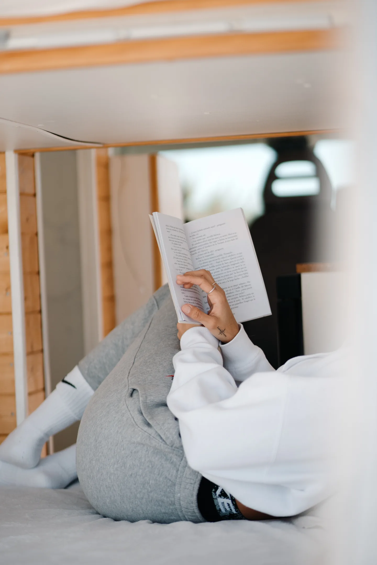 Reading in bed